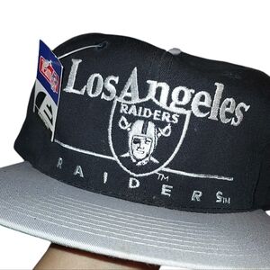 Vintage 1990's Los Angeles Raiders Snapback Hat